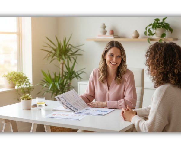 Women talking about gut healt, nutrition, microbiome